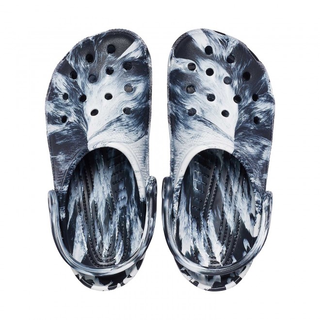 Crocs Men White-Black Casual Clogs (SKU: 118-206867-103-10)