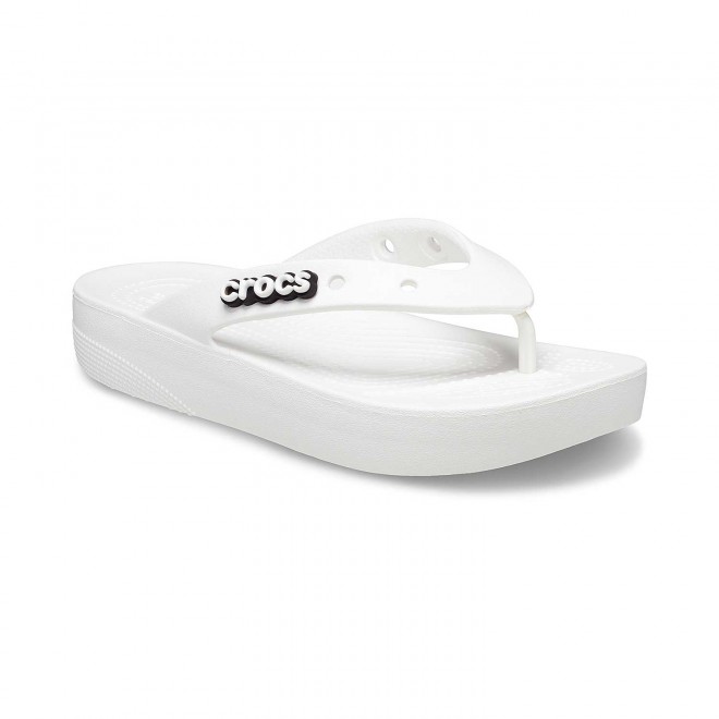 Crocs Men White Casual Slippers (SKU: 118-207714-100-10)