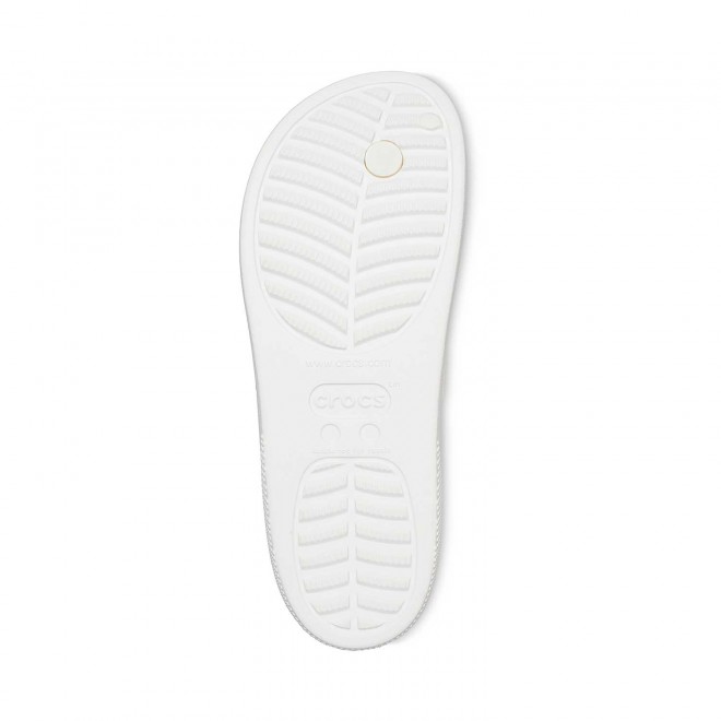 Crocs Men White Casual Slippers (SKU: 118-207714-100-10)