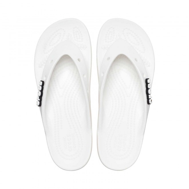 Crocs Men White Casual Slippers (SKU: 118-207714-100-10)