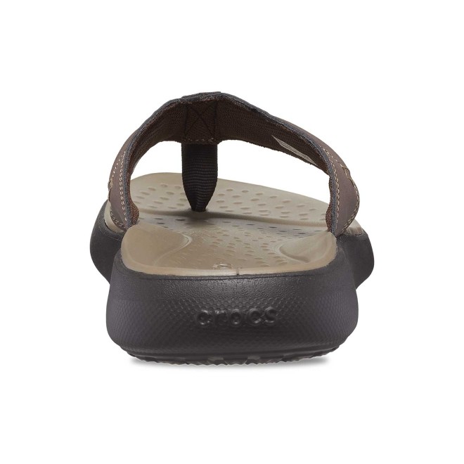 Crocs Men Espresso Casual Flip Flops (SKU: 118-209332-206-7)