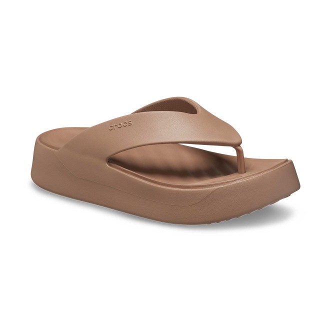 Crocs Women Latte Casual Flip Flops (SKU: 118-209410-2Q9-6)