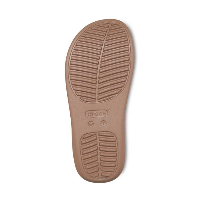 Crocs Women Latte Casual Flip Flops (SKU: 118-209410-2Q9-6)