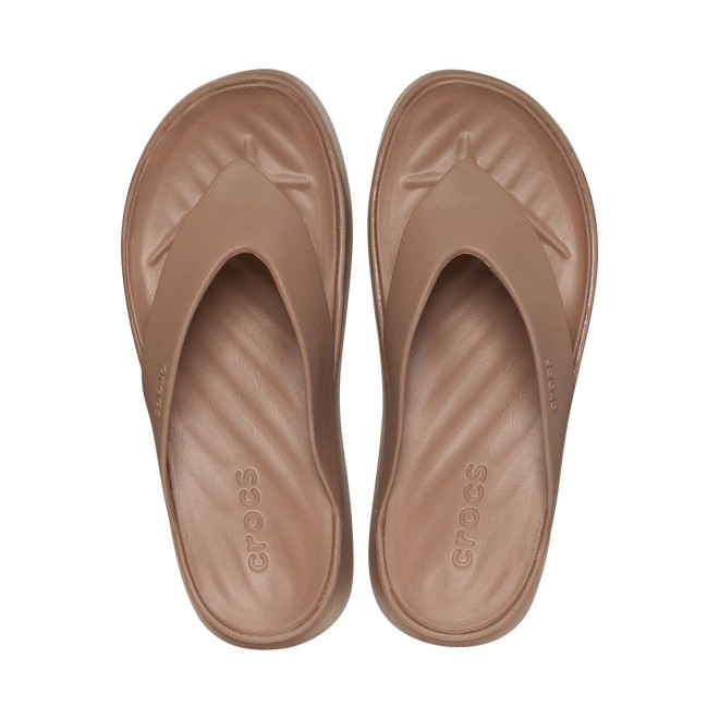 Crocs Women Latte Casual Flip Flops (SKU: 118-209410-2Q9-6)