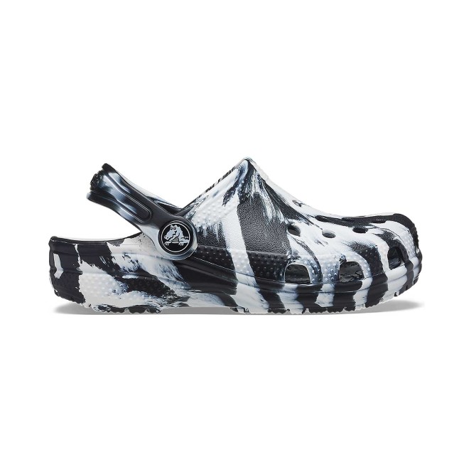 Crocs Boys Black-White Casual Clogs