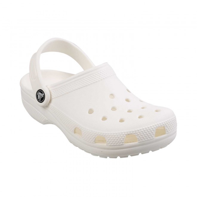 Crocs Boys White Casual Clogs (SKU: 127-206991-100-1)