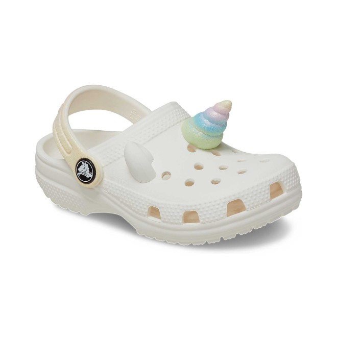 Crocs Kids-Girls Chalk Casual Clogs (SKU: 127-209701-0WV-5)