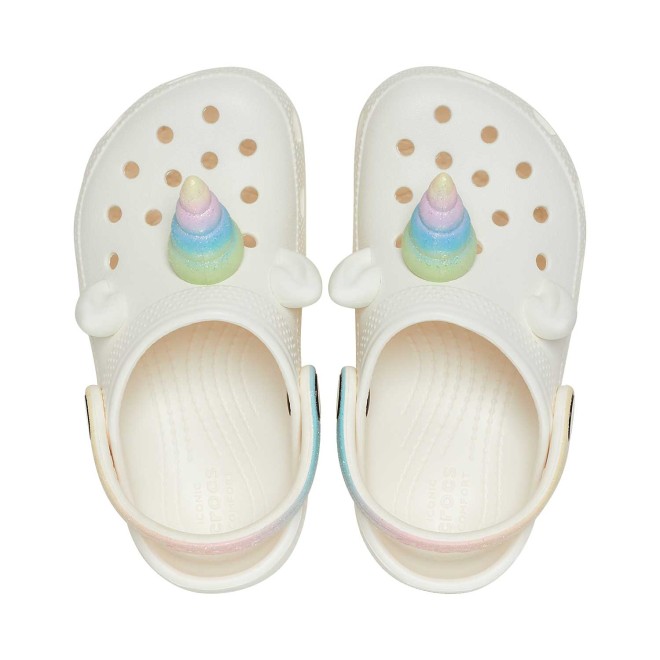 Crocs Kids-Girls Chalk Casual Clogs (SKU: 127-209701-0WV-5)