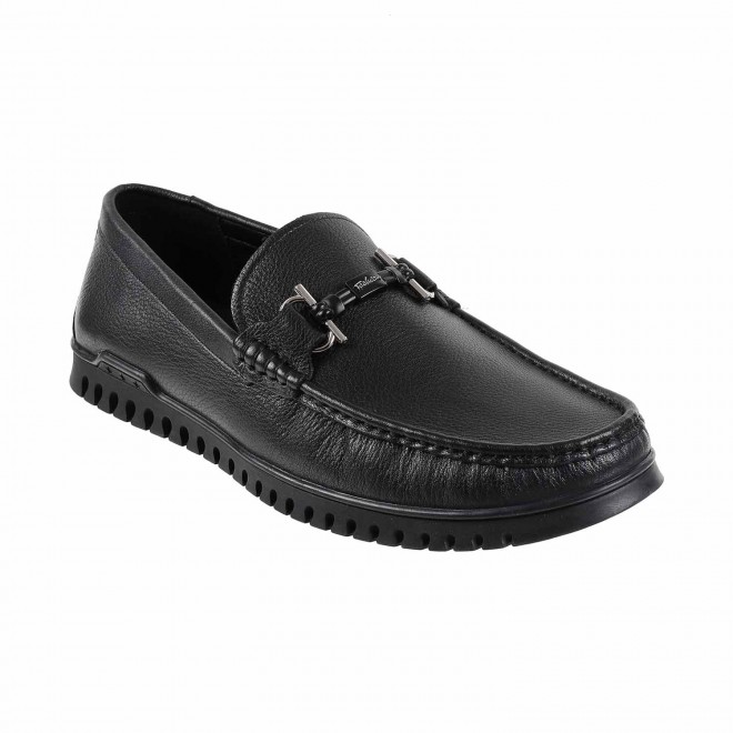 J.Fontini Men Black Casual Loafers (SKU: 14-1085-11-40)