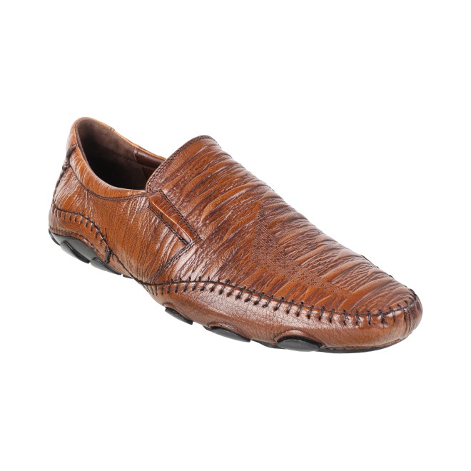 J.Fontini Men Tan Ethnic Moccasin (SKU: 14-110-23-40)