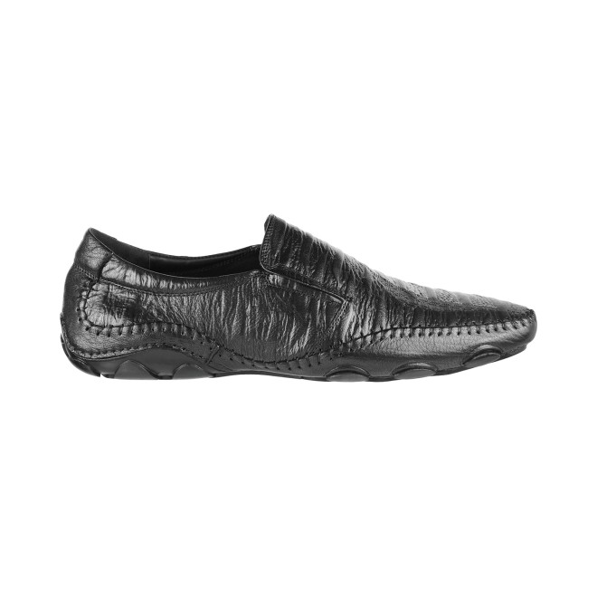 J.Fontini Men Black Ethnic Moccasin (SKU: 14-110-11-40)