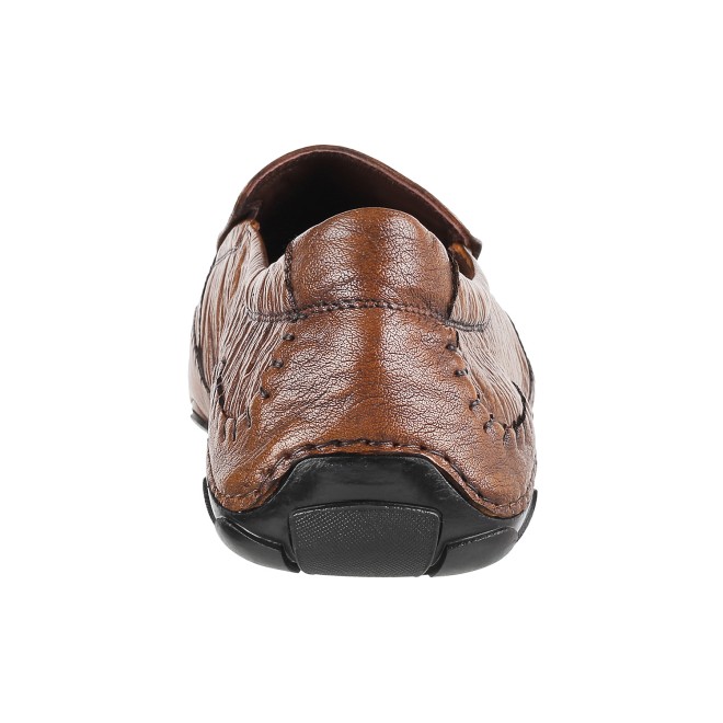 J.Fontini Men Tan Ethnic Moccasin (SKU: 14-110L-23-46)