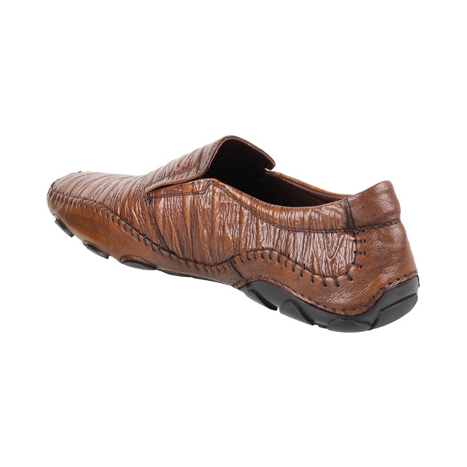 J.Fontini Men Tan Ethnic Moccasin (SKU: 14-110L-23-46)