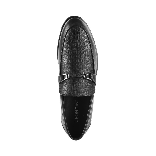 J.Fontini Men Black Formal Moccasin (SKU: 14-1140-11-40)