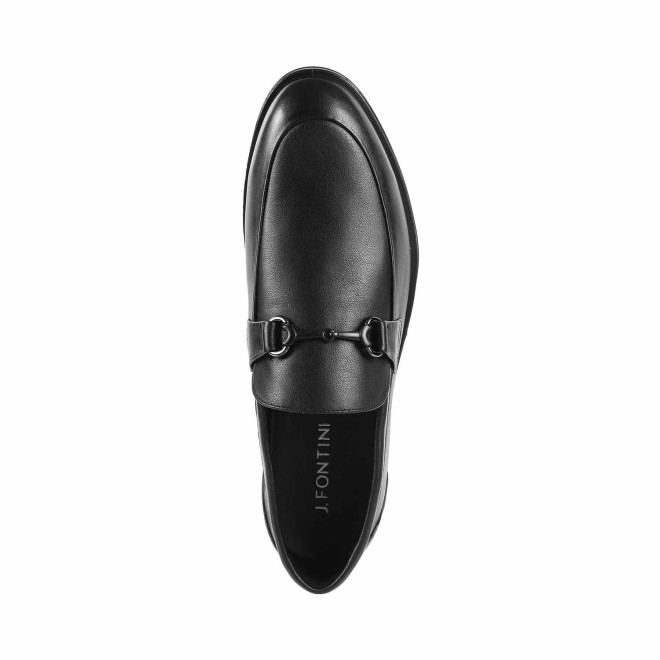 J.Fontini Men Black Formal Moccasin (SKU: 14-1141-11-40)