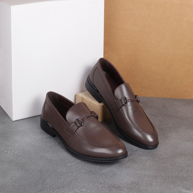 J.Fontini Men Brown Formal Moccasin (SKU: 14-1141L-12-46)