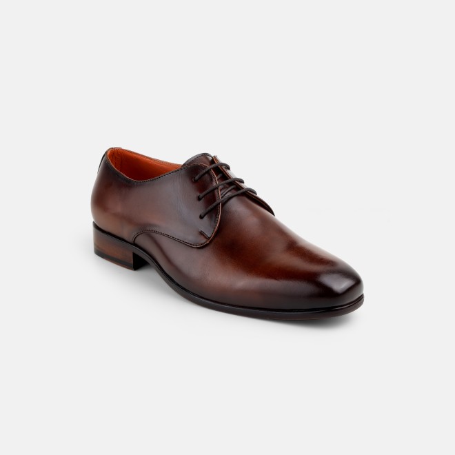 J.Fontini Men Tan Ethnic Lace Up