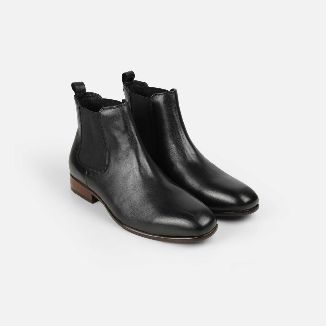 J.Fontini Men Black Formal Boots (SKU: 14-1203-11-42)