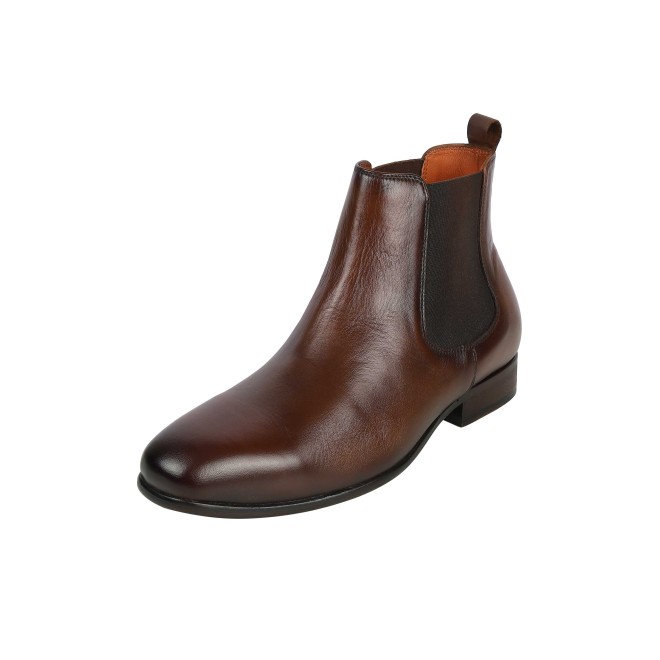 J.Fontini Men Tan Formal Boots (SKU: 14-1203-23-40)