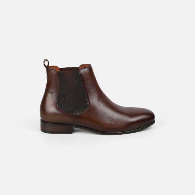 J.Fontini Men Tan Formal Boots (SKU: 14-1203-23-40)