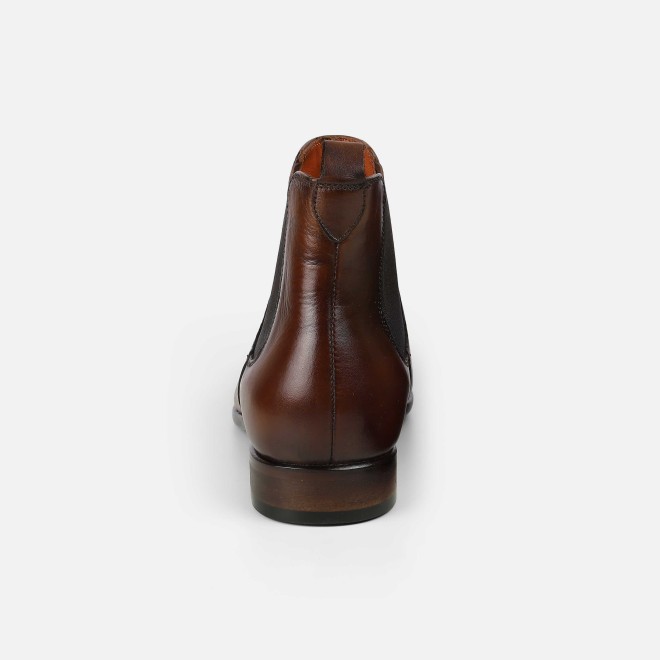 J.Fontini Men Tan Formal Boots (SKU: 14-1203-23-40)