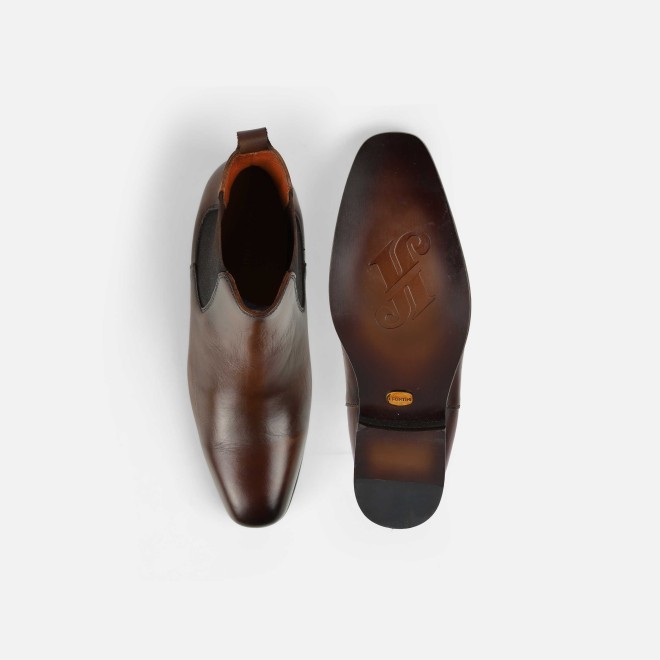 J.Fontini Men Tan Formal Boots (SKU: 14-1203-23-40)
