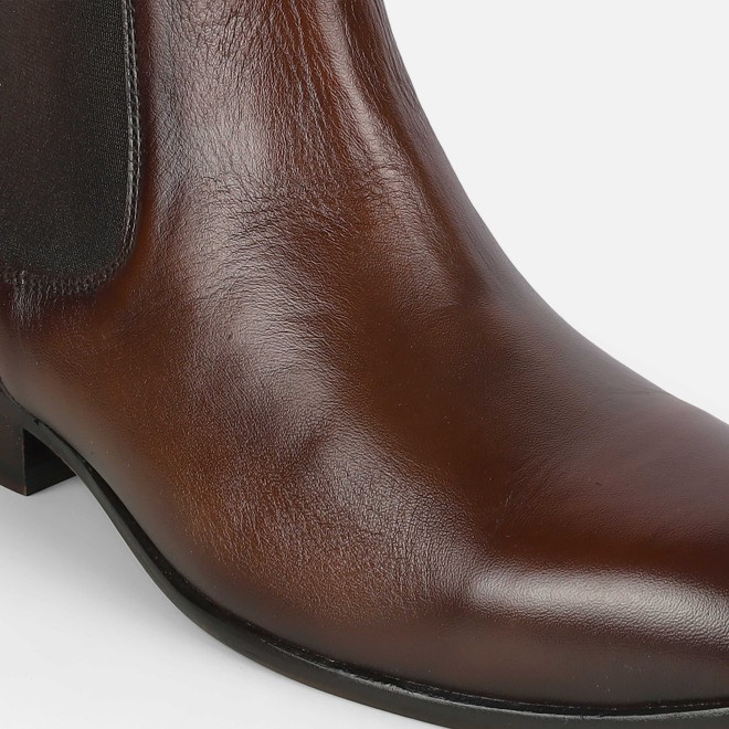 J.Fontini Men Tan Formal Boots (SKU: 14-1203-23-40)