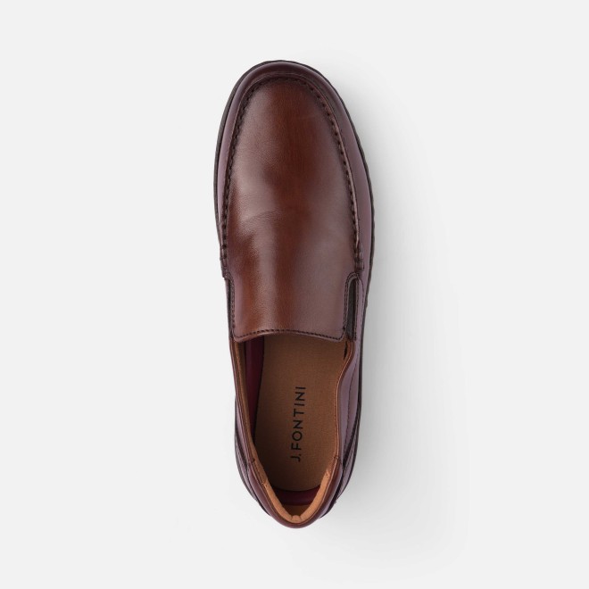 J.Fontini Men Tan Casual Loafers (SKU: 14-1216-23-40)