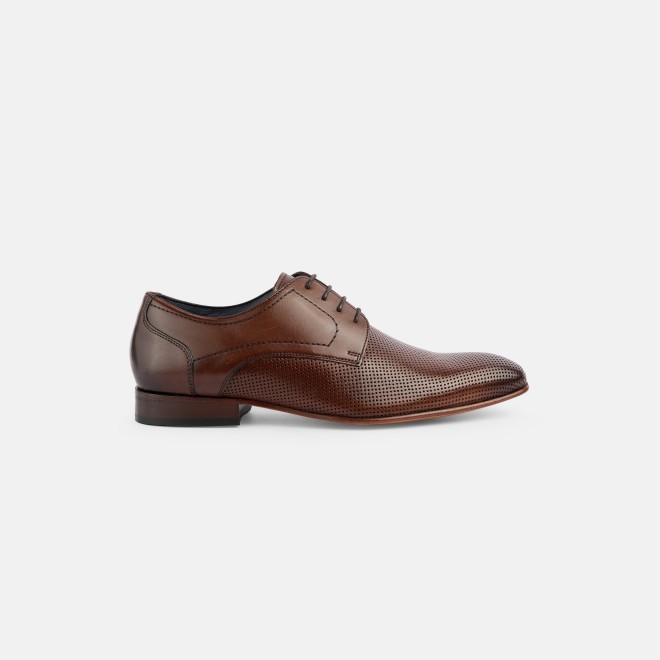 J.Fontini Men Tan Party Lace Up (SKU: 14-1218-23-40)