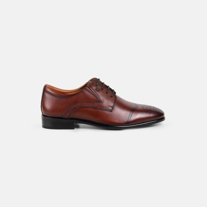J.Fontini Men Tan Formal Oxford (SKU: 14-1235-23-39)