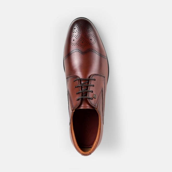 J.Fontini Men Tan Formal Oxford (SKU: 14-1235-23-39)