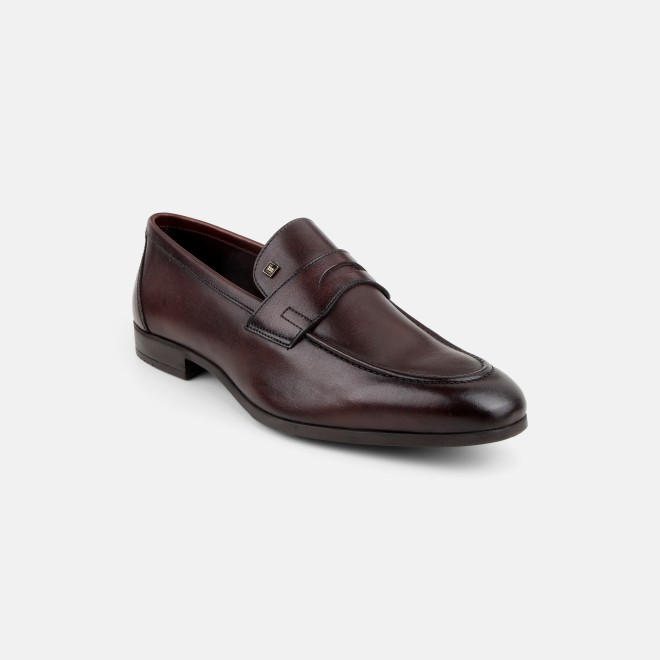 J.Fontini Men Brown Formal Moccasin