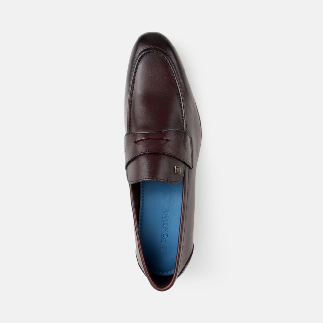 J.Fontini Men Brown Formal Moccasin (SKU: 14-1237-12-39)