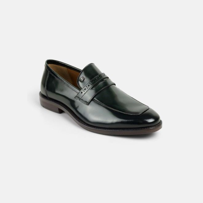 J.Fontini Men Green Party Moccasin