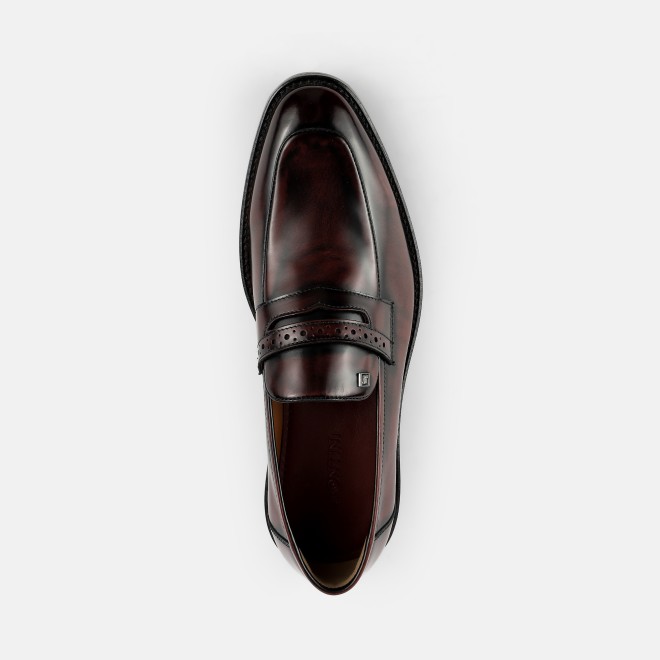 J.Fontini Men Wine Formal Slip-Ons (SKU: 14-1240-58-41)