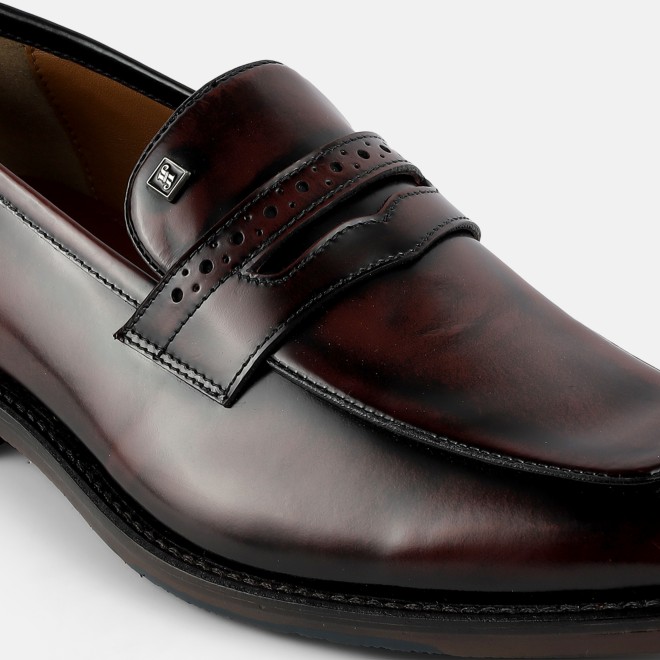 J.Fontini Men Wine Formal Slip-Ons (SKU: 14-1240-58-41)
