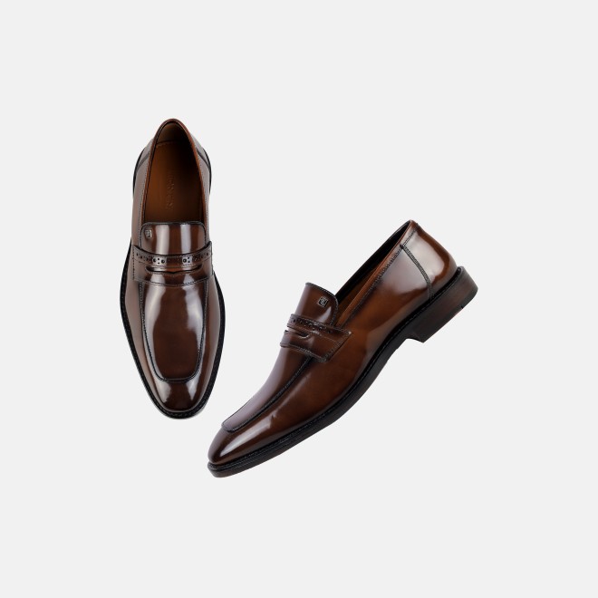 J.Fontini Men Tan Party Moccasin (SKU: 14-1240-23-41)