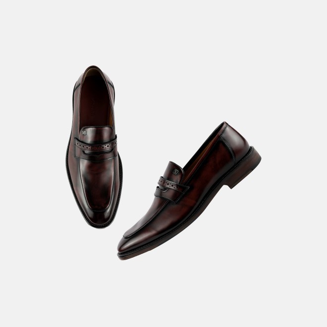 J.Fontini Men Wine Formal Slip-Ons (SKU: 14-1240-58-41)