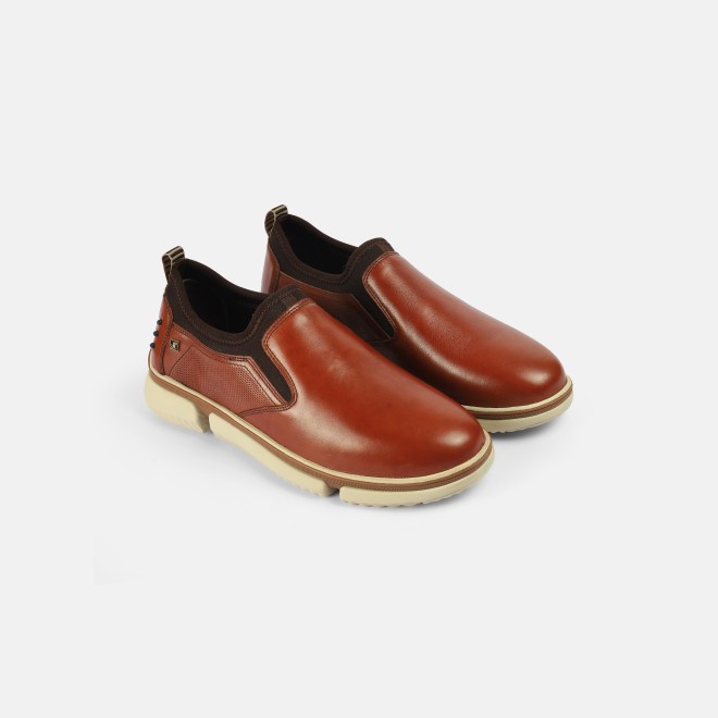 J.Fontini Men Tan Casual Moccasin (SKU: 14-1257-23-41)