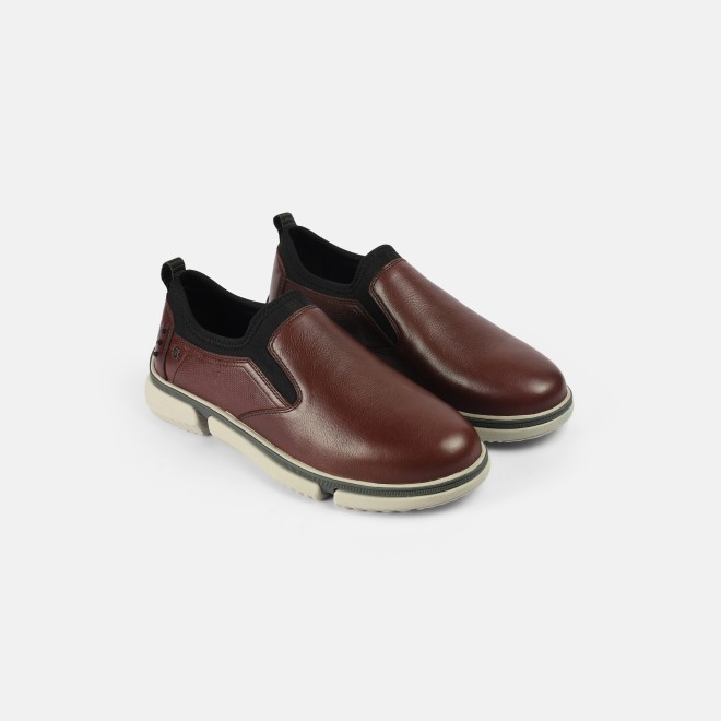 J.Fontini Men Wine Casual Moccasin (SKU: 14-1257-58-41)