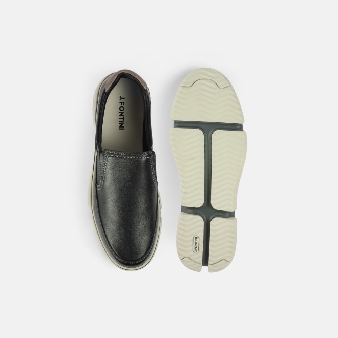 J.Fontini Men Black Casual Moccasin (SKU: 14-1259-11-40) J.Fontini Men Black Casual Moccasin (SKU: 14-1259-11-40)
