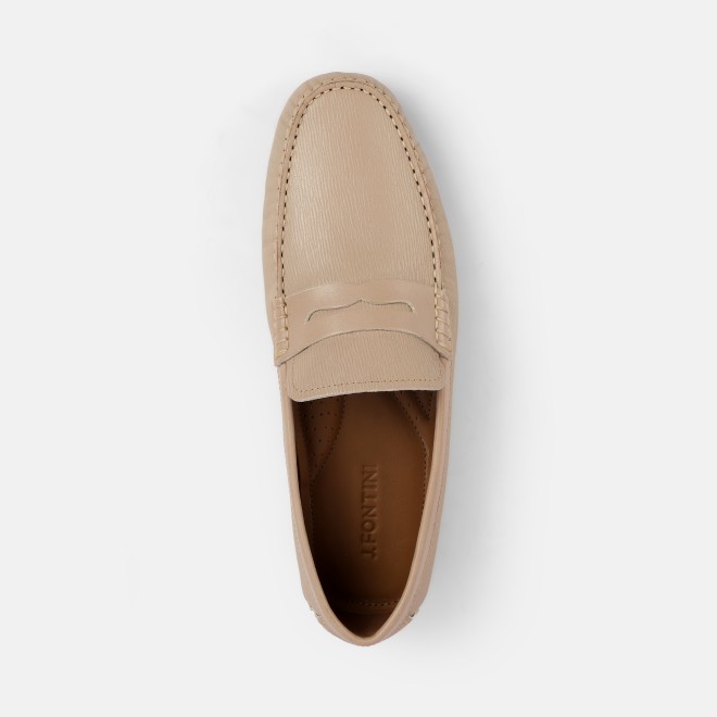 J.Fontini Men Beige Casual Loafers (SKU: 14-1262-20-41)