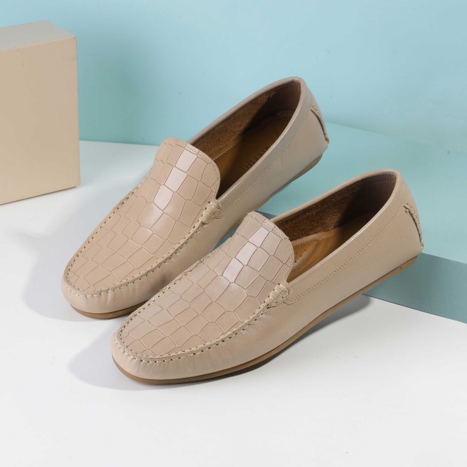 J.Fontini Men Beige Casual Loafers