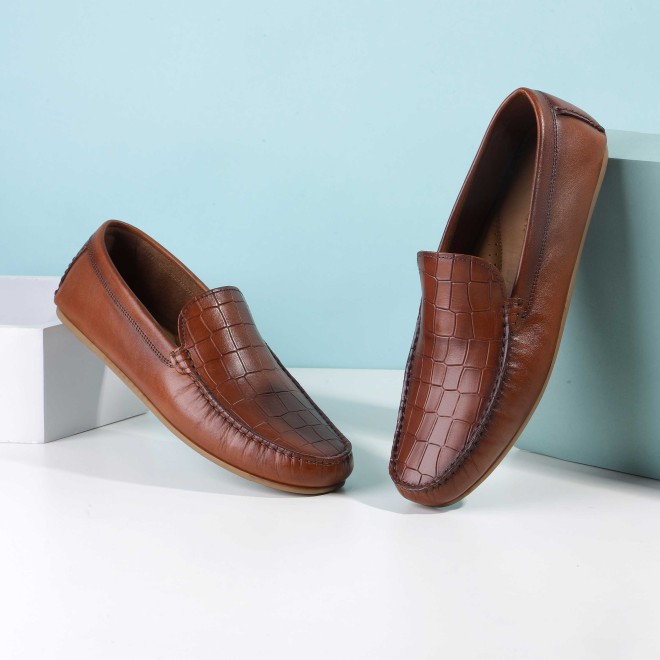 J.Fontini Men Tan Casual Loafers