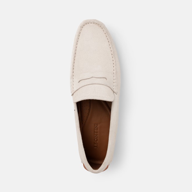 J.Fontini Men Beige Casual Loafers (SKU: 14-1278-20-40)