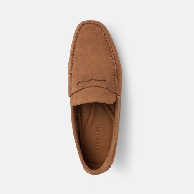 J.Fontini Men Tan Casual Loafers (SKU: 14-1278-23-39)