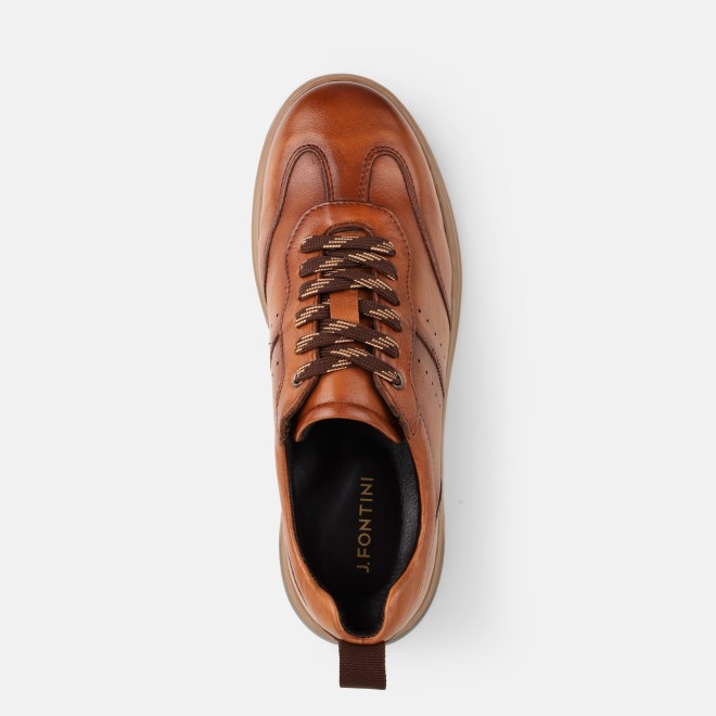 J.Fontini Men Tan Casual Lace Up (SKU: 14-1288-23-40)