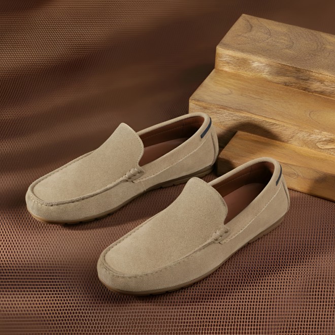 J.Fontini Men Beige Casual Loafers