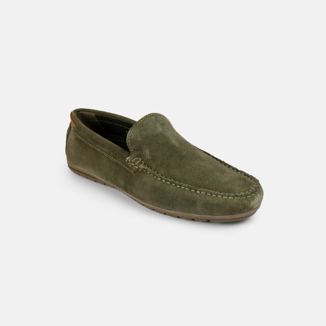 J.Fontini Men Olive Casual Loafers (SKU: 14-1294-49-41)