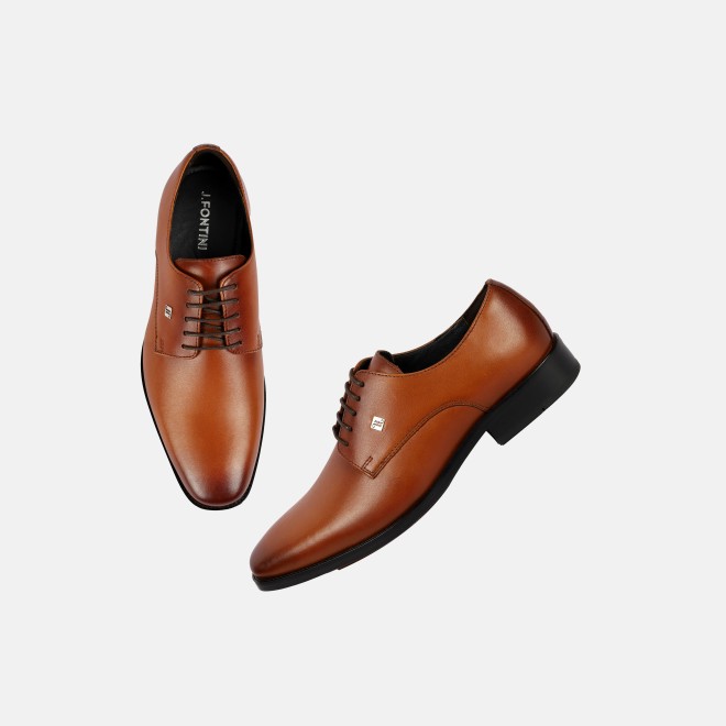 J.Fontini Men Tan Formal Lace Up (SKU: 14-1299-23-41)